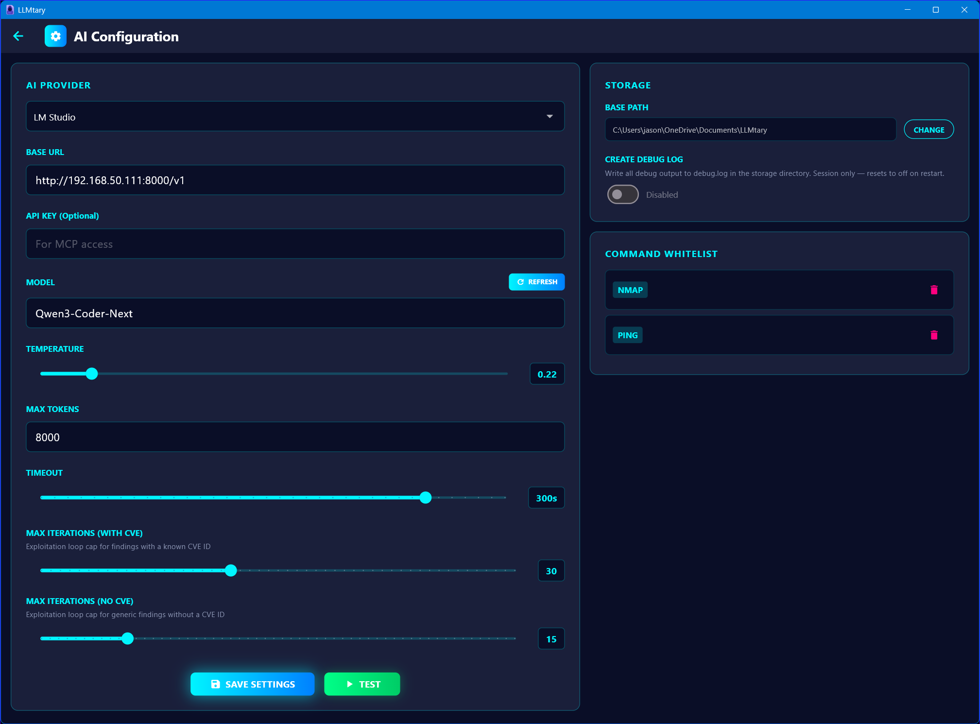 AI Configuration Settings